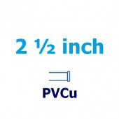 2 1/2 inch PVCu